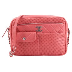 Chanel Multi-Pocket Camera Bag Perforated Lambskin