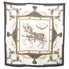 Hermes Harnais Francais Premier Empire by H Grygkar Silk Scarf