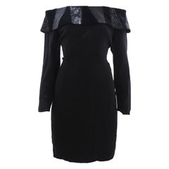 Vintage Louis Féraud black dress