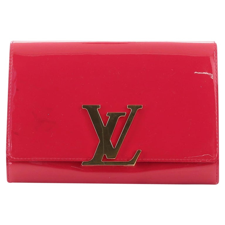 Louis Vuitton Louise Clutch Patent MM at 1stDibs