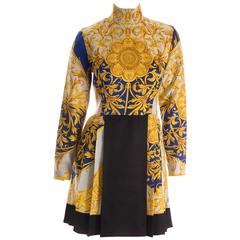 Versus Versace Baroque Print Dress