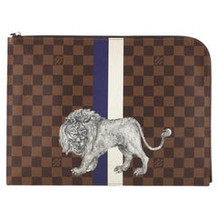 Louis Vuitton Chapman Brothers Savane Monogram Chapman Ink White Wallet  Auction (0095-2554398)