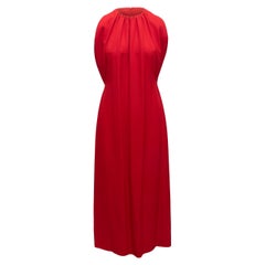 Derek Lam Red Sleeveless Column Dress