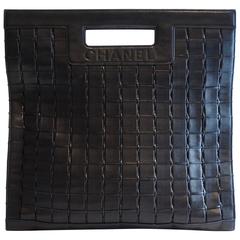 Seltene 1990er Chanel Kaviar "Cut Out Handle" Handtasche