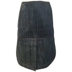 ALAIA denim skirt