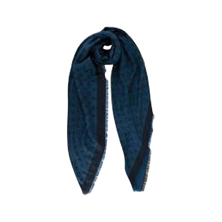 REYKJAVIK GRADIENT SCARF 220 CM IN LIGHT GRAY CASHMERE 399736