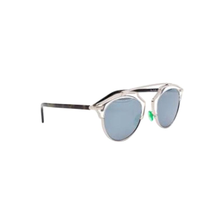 Blue SoReal Sunglasses For Sale at 1stDibs | dior mirrored aviator  sunglasses, provogue sunglasses