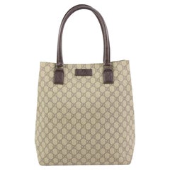 Gucci Brown Supreme GG Tote Bag 63gz421s