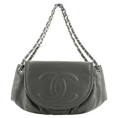 Chanel Half Moon Bag - 26 For Sale on 1stDibs  chanel half moon crossbody, chanel  half moon flap, chanel half moon vintage bag