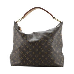 Louis Vuitton Louis Vuitton Sully Handtasche Monogramm Segeltuch MM