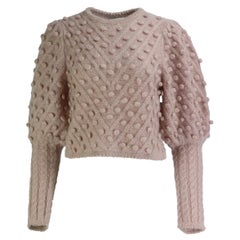 Zimmermann Cable Knit Wool Blend Sweater UK 14