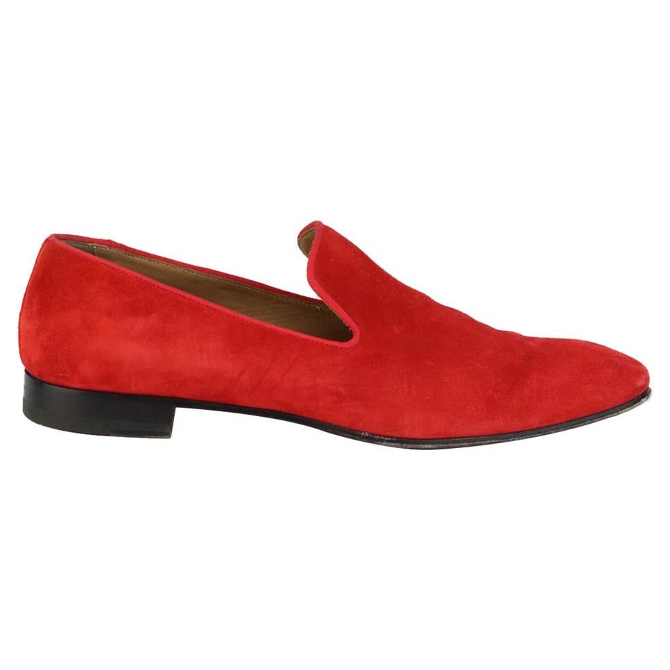 Christian Louboutin Dandelion Suede Loafers EU 43.5 UK 9.5 US 10.5 