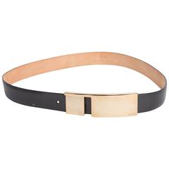 Gucci Belt with Gold Hardware - 33.5 Inches 