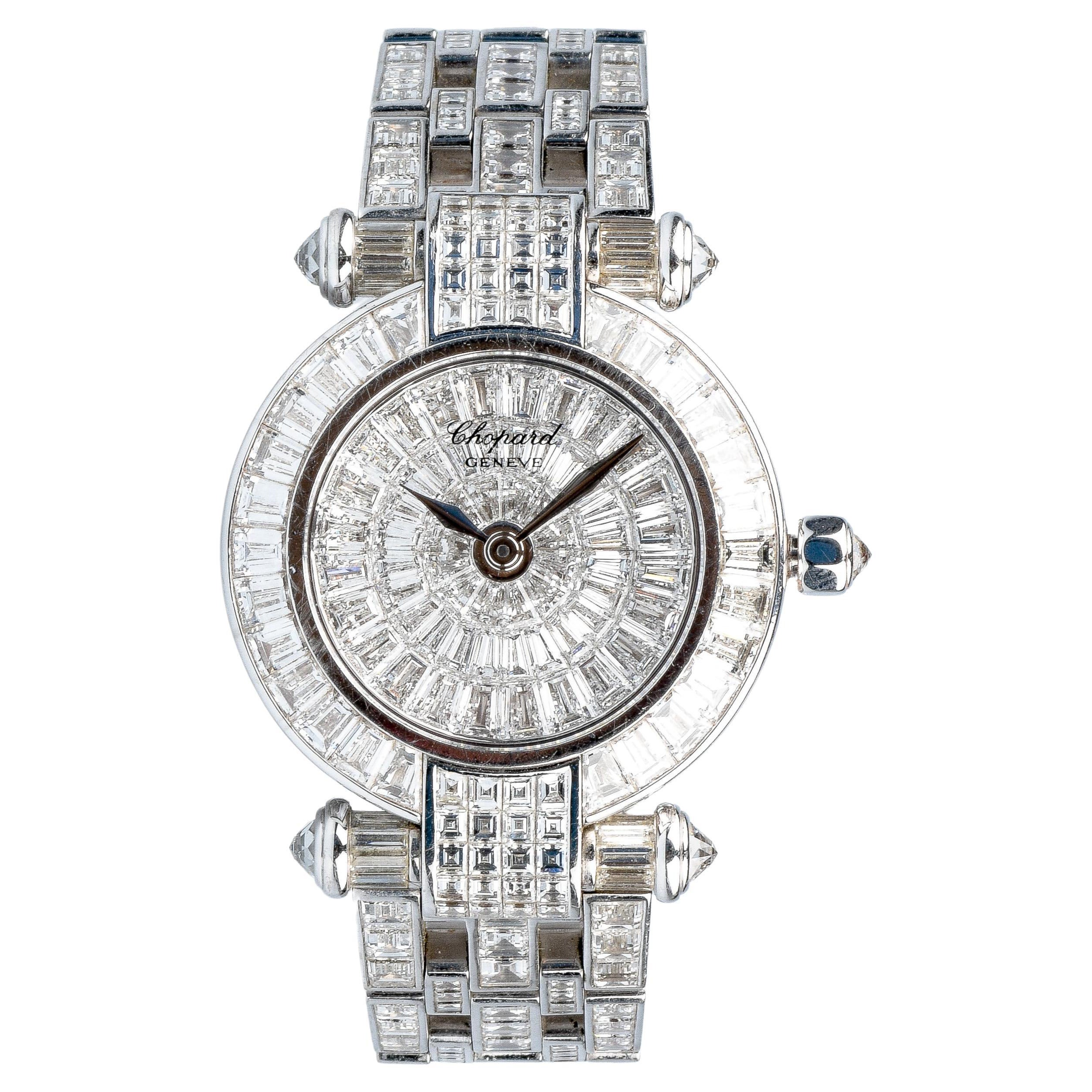 Chopard Imperiale Ladies Wrist Watch 18 Carat White Gold Full Diamonds