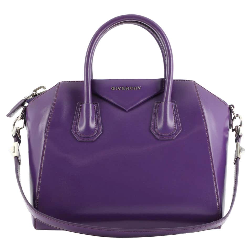 Givenchy Bicolor Obsedia Satchel Suede Medium at 1stDibs