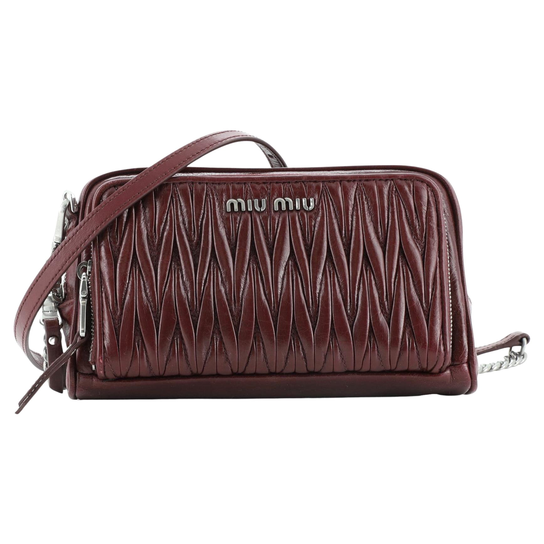 Miu Miu White Cross Body Bag For Sale at 1stDibs