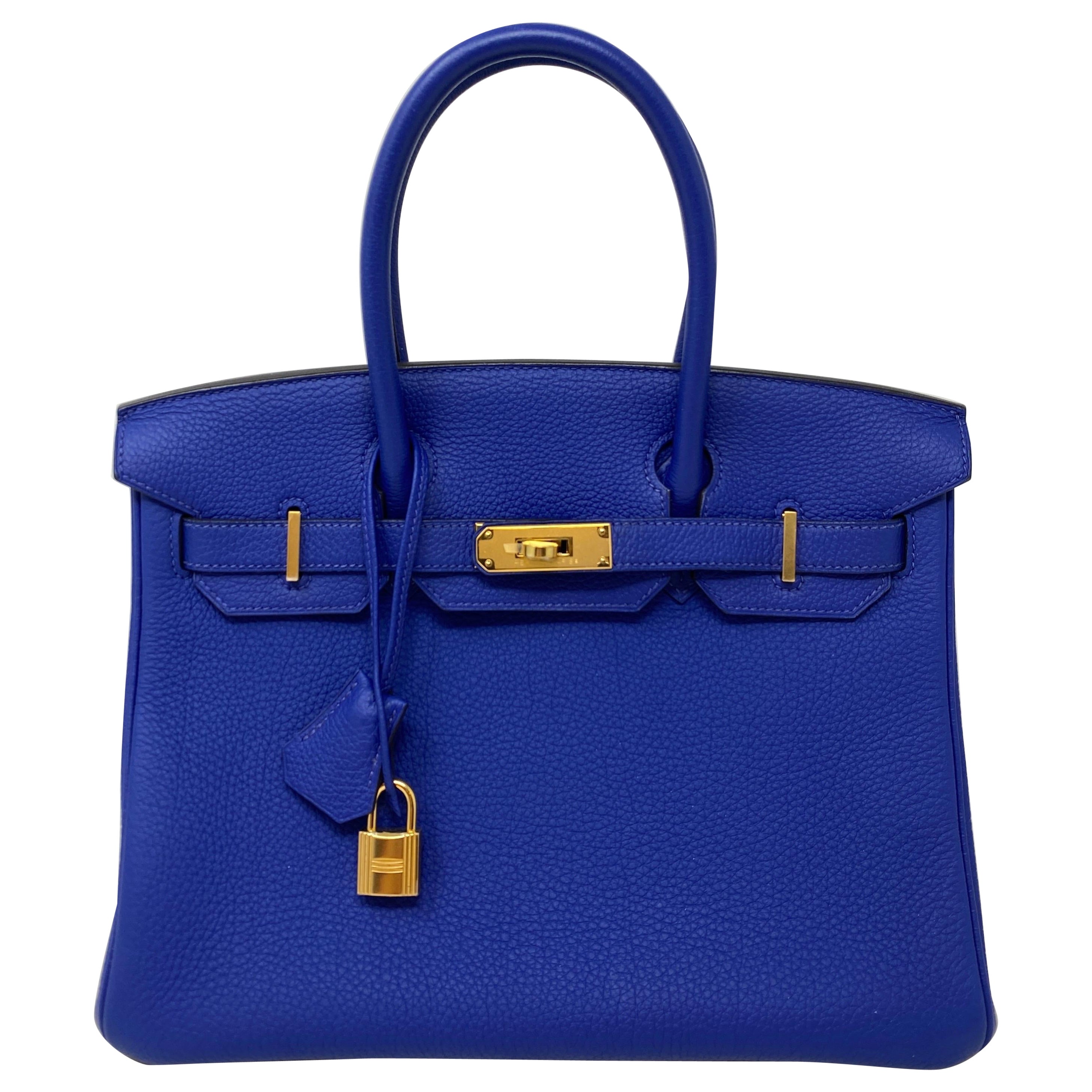 Hermes Blue Electrique 30 Bag 