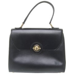 Bolso de piel de ébano de Saks Fifth Avenue Fabricado en Italia