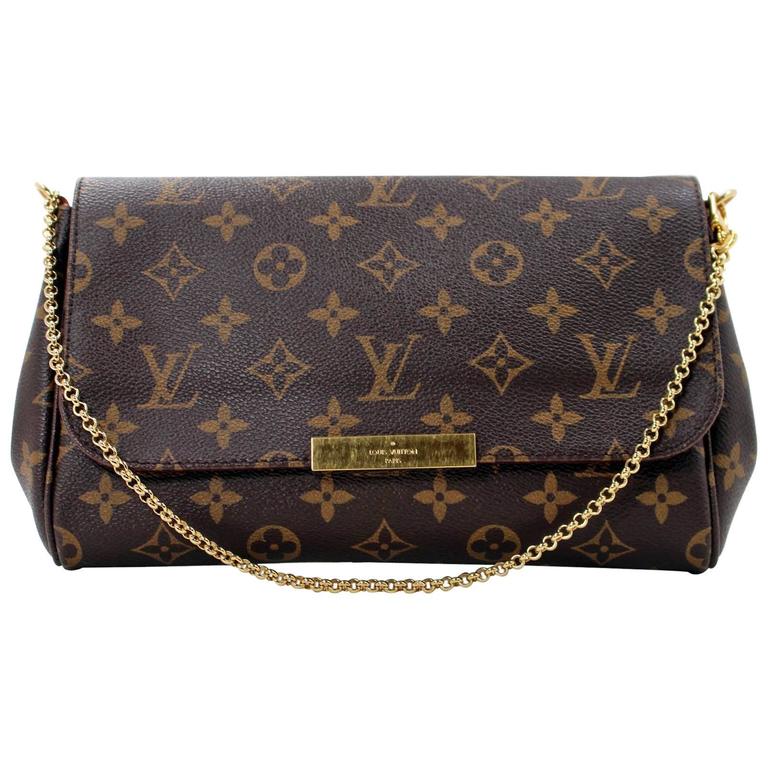 Louis Vuitton Favorite MM Shoulder Bag- Monogram at 1stDibs