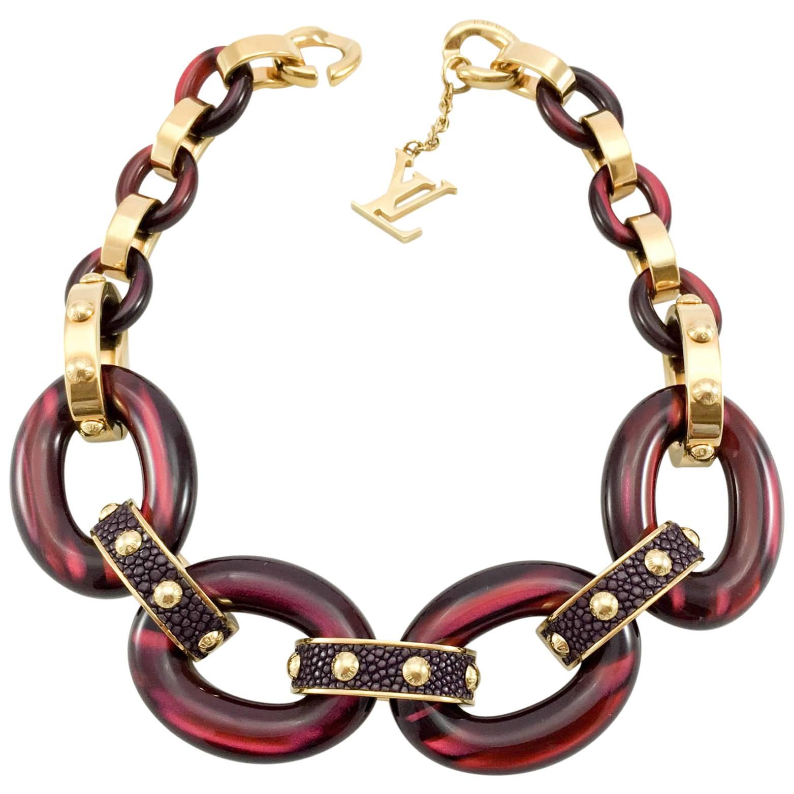 Louis Vuitton 'Gimme a Clue' Collection Necklace - 2011 For Sale
