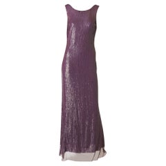 Tom Ford Aubergine Sequined Gown