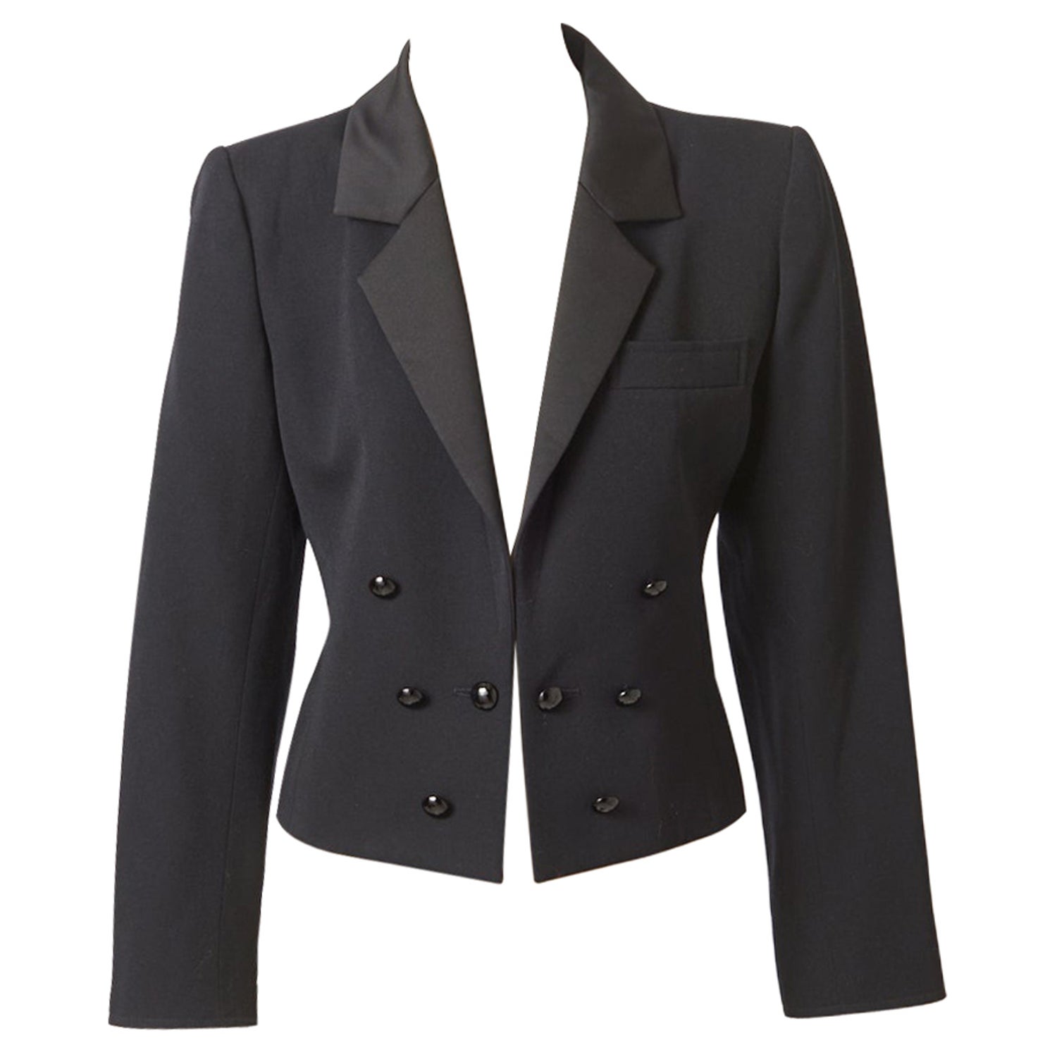 Yves Saint Laurent Rive Gauche Tuxedo Jacket For Sale at 1stDibs