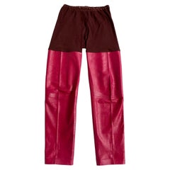 1995 Maison Martin Margiela Leather Runway Pants 