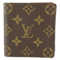 Louis Vuitton Monogram Slender Florin Multiple Men's Bifold Wallet 68lz429s