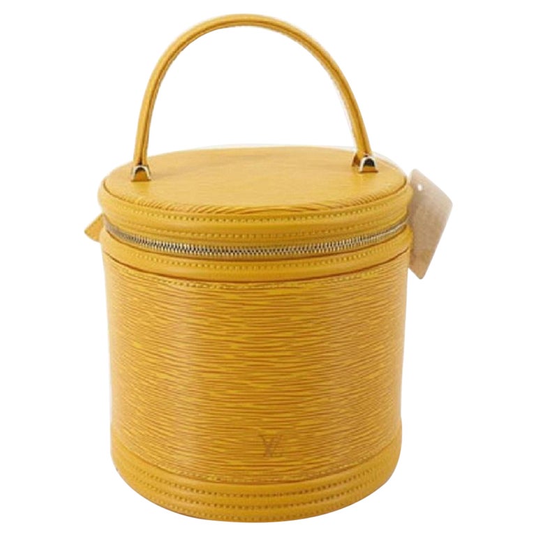 Louis Vuitton Yellow Epi Leather Cannes Bucket Bag at 1stDibs  louis  vuitton yellow bucket bag, epi leather bucket bag, louis vuitton cannes epi