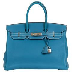 Hermès Birkin Blue Jean 35cm Togo Bag