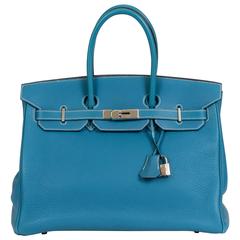 Hermès Birkin Blue Jean 35cm Togo Bag