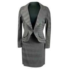 Retro Christian Dior Suit in Grey