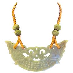 Hand Carved Jade Necklace