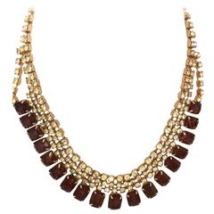 Fabulous Vintage Rhinestone Necklace - 1950's 4