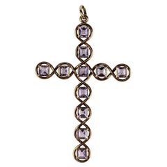 Croce d'oro Art Nouveau