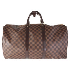 Louis Vuitton Damier Ebene Keepall Bandoulière 55