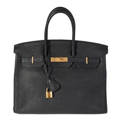 Hermès Black Togo Birkin 35 GHW