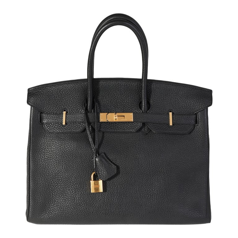 Hermès Black Togo Birkin 35 GHW For Sale at 1stDibs