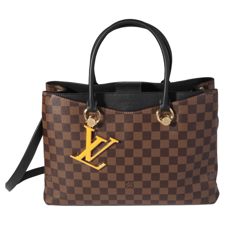 Louis Vuitton Brown Damier Ebene LV Riverside Bag For Sale at