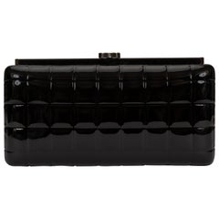 Chanel Patent Leather Evening Clutch Bag