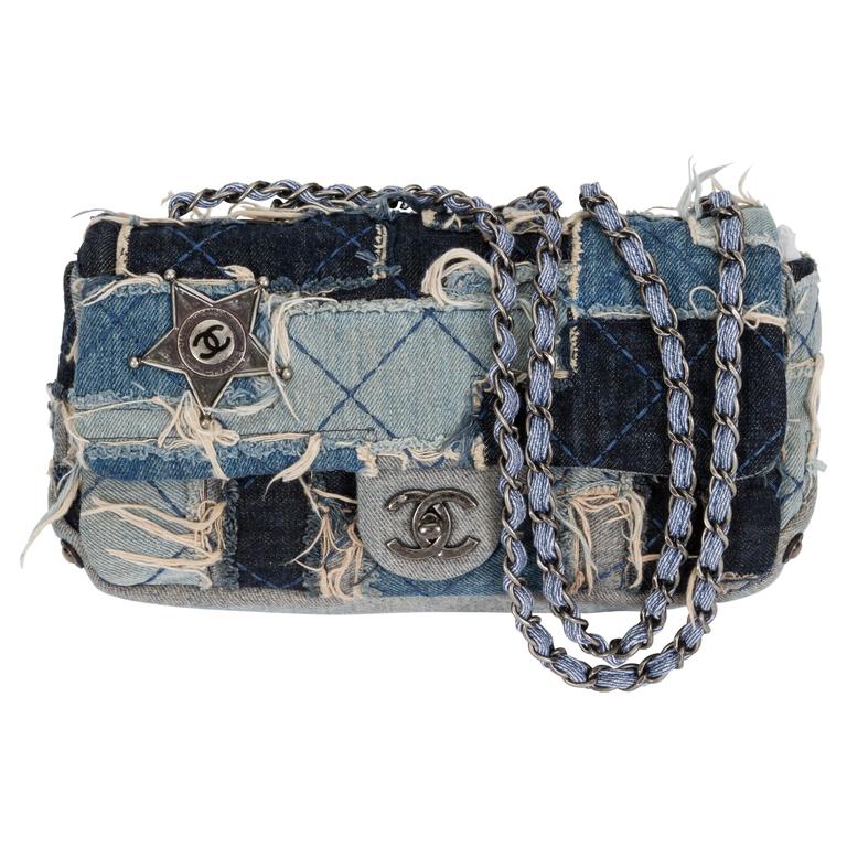 Chanel Denim Trash Bag Luxury Bags  Wallets on Carousell