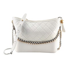 Chanel Gabrielle Hobo Quilted Goatskin and Patent Medium