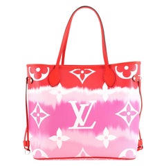 Louis Vuitton Escale Neverfull MM M45127 Rouge Red Pink Watercolor Mon –  Gaby's Bags