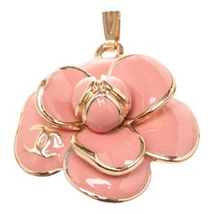 Chanel Pink Camelia Pendant