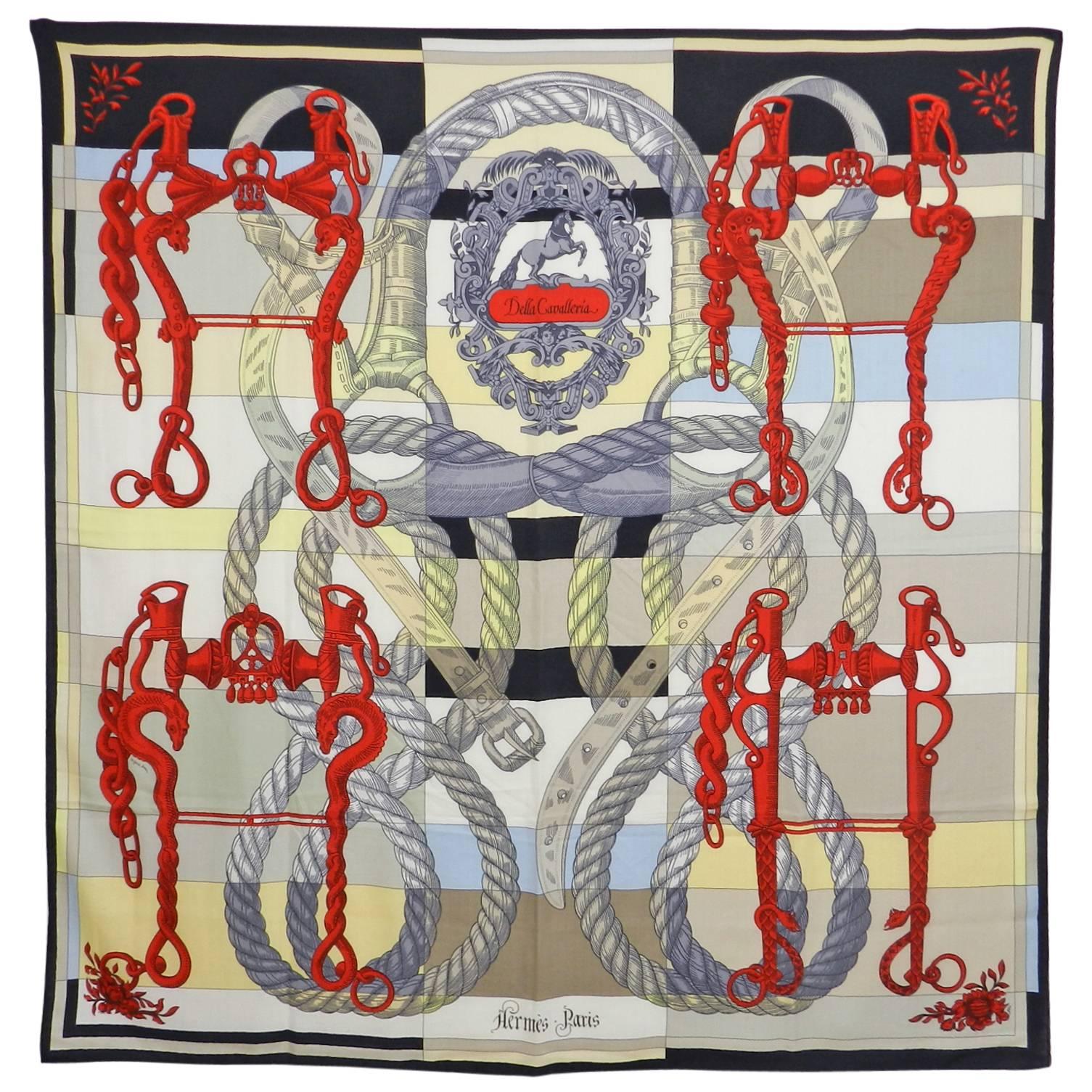 Hermes cashmere silk shawl 140cm – Della Cavelleria
