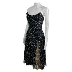 Dolce & Gabbana F/W 2011 Runway Bustier Sheer Star Print Dress