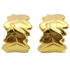 Loulou de la Falaise Gold-Plated Foliage Earrings 12
