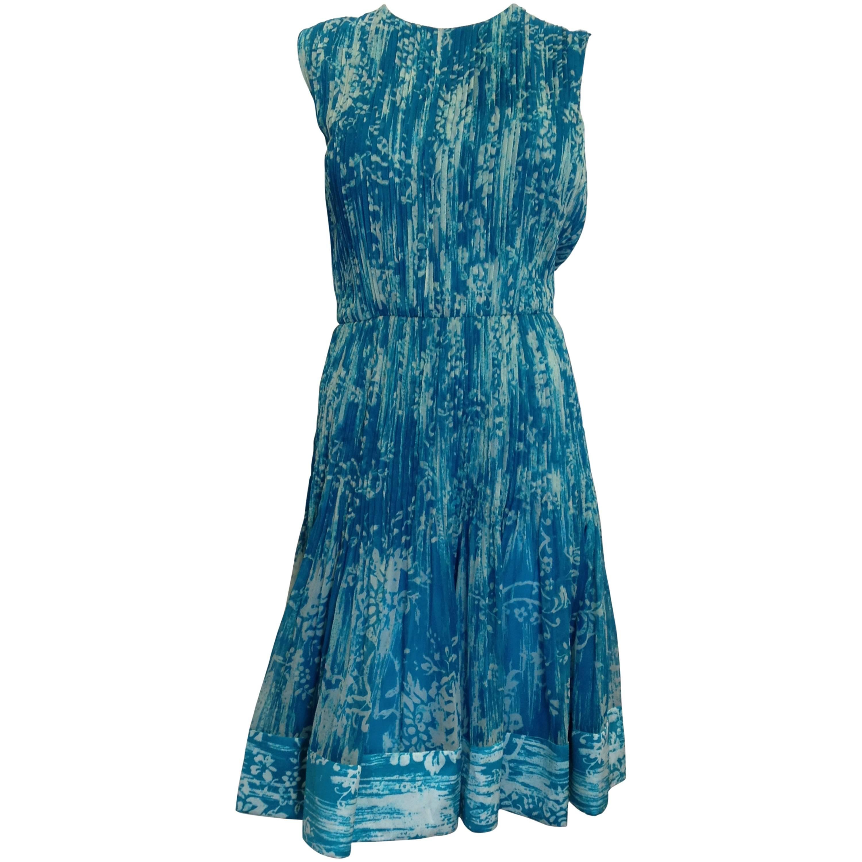 Oscar De La Renta Cerulean Gowns