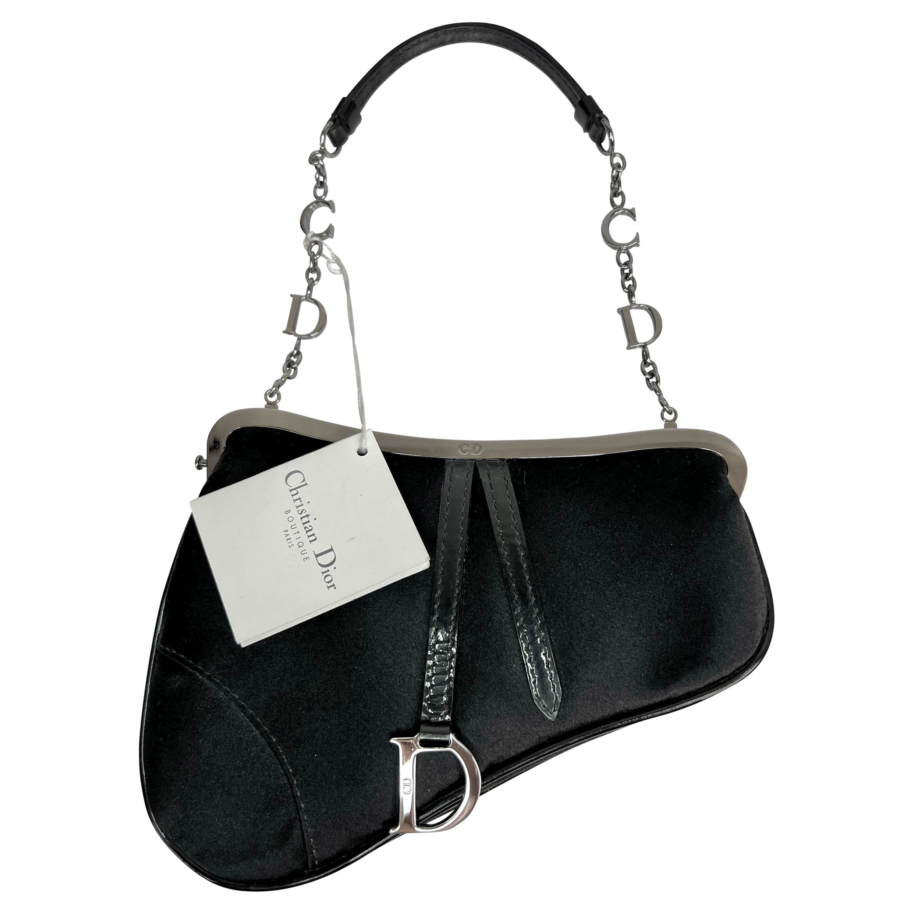 Velvet saddle mini Dior - The Designer Club