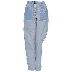 Maison Martin Margiela Artisanal Remodeled By Hand Denim Jeans New Size# 2 1